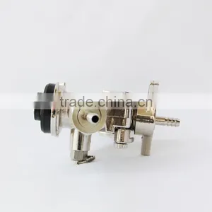 D Type Keg Coupler - Alloy & Full Stainless Steel for Beer Brewing Equipment thumbnail-2