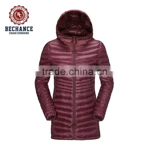 H1041 Women Ultralight Down Jacket Winter Warm Clothing Long Coat thumbnail-2