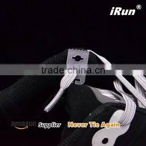Convenient Never Need Tie Elastic Lazy Laces For Sport Triathlon - Black No Tie Friendly and Easyly Slip-on Shoelace - 10 Colors thumbnail-3