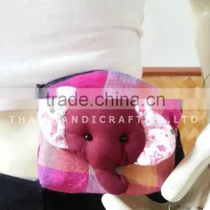 Mini Thai Handmade Coin Elephant Wallet Money Bag Small Bag thumbnail-1