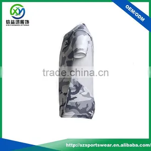 2017 OEM Service High Quality Polyester Fabric Dry Fit Camo t Shirt / Gym Shirt / Fitness Shirt thumbnail-3