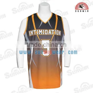 Hot Selling Top Quality Basketball Jersey Logo Design From China thumbnail-1