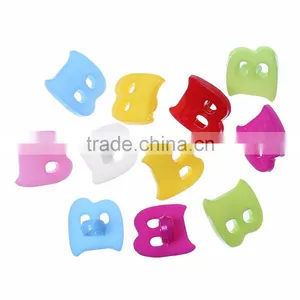 Custom Multicolor Alphabet/Letter "B" Shaped Resin Shank Buttons thumbnail-3