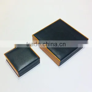 Jewelry Packing Leather Wooden Jewelry Box Necklace Box thumbnail-1