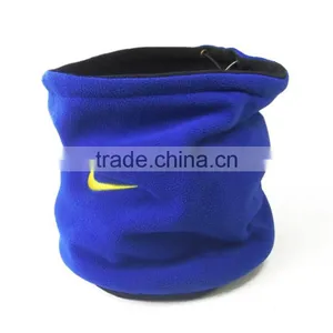 Double Layers Two Colors Polar Fleece With Brand Logo Snood Neck Warmer thumbnail-1