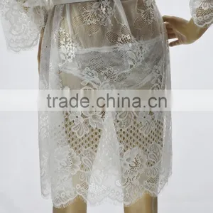 Wholesale Girls Sheer Sexy Lace Bathrobes thumbnail-5