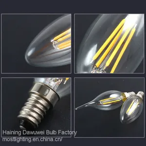 C35 E14 4W LED Candelabra Bulb LED Filament Bulb 110V-220V Dimmable Led Bulb thumbnail-3