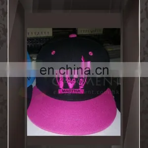 Customized Design 3D Embroidery Contrast Color Hip Hop Cap thumbnail-1