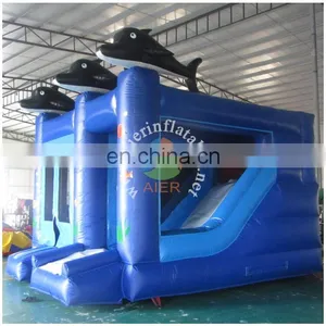 2017 Aier Indoor Inflatable Bouncy Castle Inflatable Inflatable Castle With Slide thumbnail-4