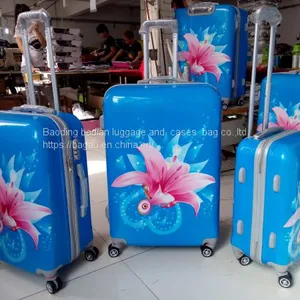 High Quality Hard Shell Luggage Set 3pcs Travel Bag Aluminum Trolley Travel Case thumbnail-1