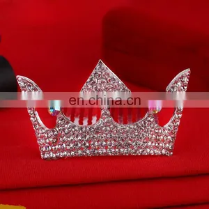 Wholesale Little Tiara for Kids Beautiful Tiara Hair Accessory Princess Crown for Girls thumbnail-1