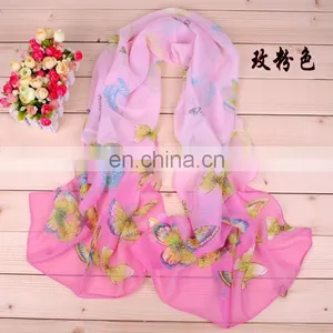 Hot Sale Fashionable Wholesale Cheap Chiffon Scarf thumbnail-5
