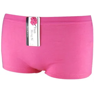 Yun Meng Ni Sexy Underwear Breathable Cotton Boyshort Plain Color Women Panties Hipsiter Lingerie thumbnail-2