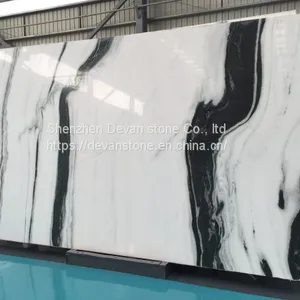 Panda White Marble Slab Marble Tiles on Sale thumbnail-4