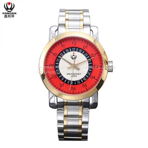 XINBOQIN Supplier Mens Custom Brand Luxury Elegant Waterproof Stainless Steel Band Trend Design Quartz Men Watch thumbnail-4