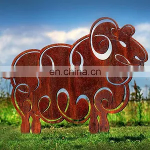 Rustic Animal Corten Steel Statue thumbnail-1