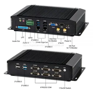 EGLOBAL I5 Industrial pc for POS Sysytem G5 Core i7 4500U Fanless 6*COM, 1*LPT, 1*GPIO, Dual Lan 4K Support thumbnail-3