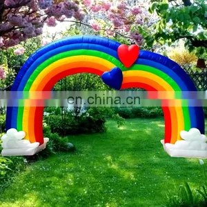 New Design Inflatable Heart-shaped Entrance Arch,Inflatable Octopus Pirates Archway Gate For Club And Stage Decor thumbnail-1