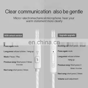Golden Sky Promotional Wired Stereo Earbuds Gifts Headphone Wired Headset Wired Earpiece Wholesale Wired Earphone With Mic thumbnail-3