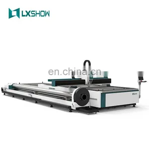2021 LXSHOW 1000W 1500W 1kw 2kw 4KW Fiber Laser Cutting Machine for Aluminum Sheet Metal Price thumbnail-1