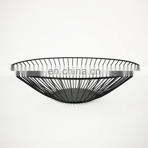 Vegetable Round Simple Metal Stylish Fruit Basket For Dining Table Home Decoration thumbnail-3