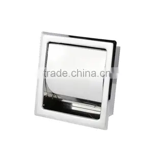 WESDA 2014 New Design Silver Luxury Recessed Toilet Paper Holder for Buildings thumbnail-1
