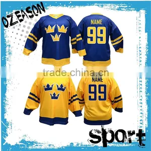 Custom Sublimation Cheap Ice Hockey Jersey thumbnail-4