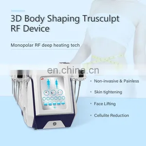 2 МГц монополярный РЧ 3D Hot Trusculpt оборудование для скульптурирования тела, похудения и красоты, машина для похудения, подтяжки кожи и удаления морщин thumbnail-2