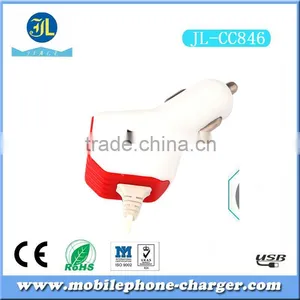 Unique Mobile Phone Charger With 1.2m Cable Length Car Charger Made in China thumbnail-3