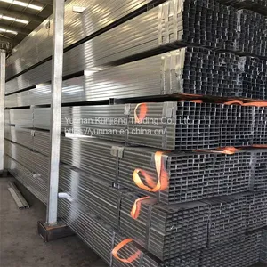 Yunnan Q235 Square Tube Wholesale Hot Dip Galvanized Square Tube 40 * 80 * 3 Square Tube Kunming Sales Square Tube thumbnail-5
