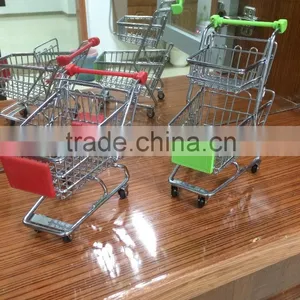 Double Layer Mini Shopping Cart Best Hot Toys For 2015 Christmas Gift Toy Hand Cart 1225 thumbnail-5