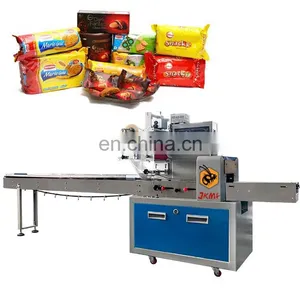 Automatic Food Cookies Biscuits Horizontal Packing Machine Pillow Bag Flow Wrapper thumbnail-1