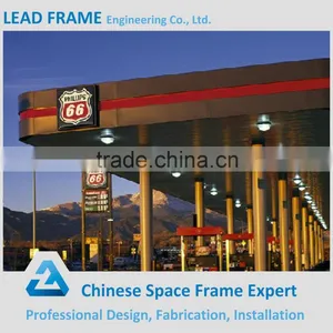 Prefab Steel Structure Shed Gas Station Construction thumbnail-2