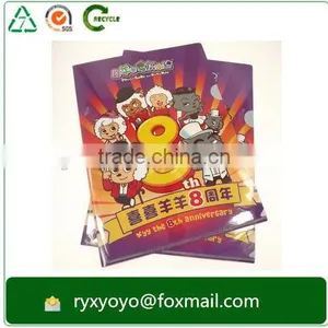 Carton Printed a4 Size L Shape Plastic File Folder for Promotion Gift thumbnail-5