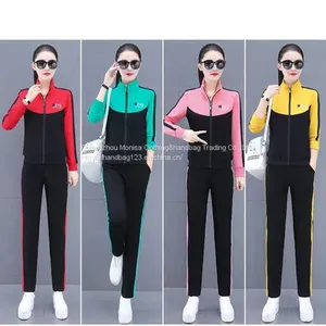Autumn Coat Fashion Sweater Two-Piece Women's Spring And Autumn Sportswear Suit thumbnail-1