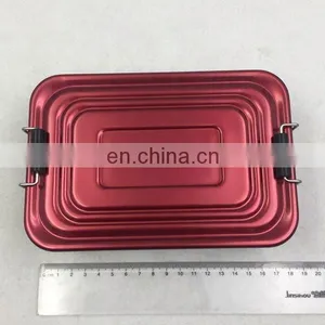 Leakproof Metal Aluminium Food Container With Lid thumbnail-4