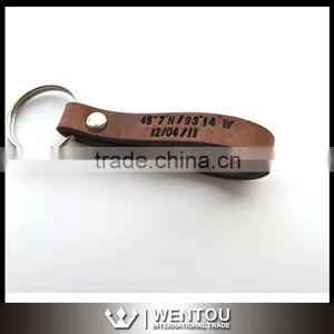 Wholesale Fashion Leather Signature Keychain thumbnail-4