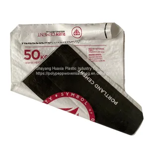 Strong Printed pp Cement Plastic Bags Packaging for Adhesive Cement 25kg 50kg Brand thumbnail-4