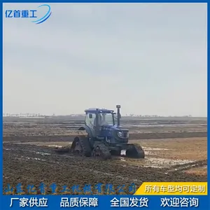 Tractor Modification With Triangular Track Wheels for Smooth Anti Slip on Muddy Ground thumbnail-5