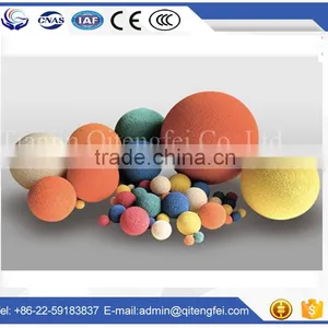 Concrete Pump Clear Rubber Bowling Ball thumbnail-2