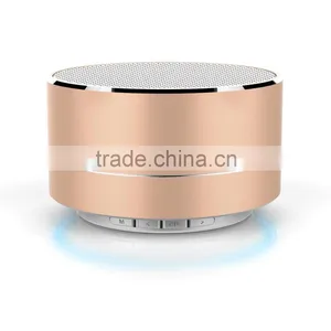 Fashionable Design Aluminum Alloy A10 Bluetooth Portable Speaker With Led Light thumbnail-1
