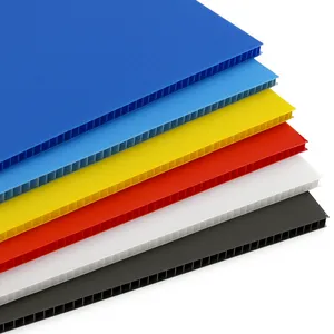 Factory Sale Colored PP Polypropylene Corrugated Plastic Sheet thumbnail-1