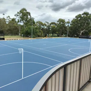 Vinyl Coated Chain Link Fencing for Basketball, Pickleball & Tennis Courts thumbnail-5