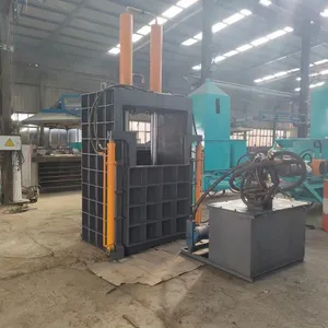 Hydraulic Small Sawdust Plastic Cardboard Baler Compactor Prices Pet Bottle Press Baler Machine thumbnail-3