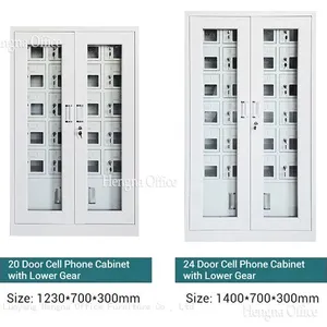 Heavy Duty Cell Phone Storage Cabinet With Multiple USB Ports - Industrial Charging Locker for Workshop Factory thumbnail-2