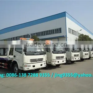 DFAC Euro III Towing Truck, 5600*2350mm Flatbed Tow Truck,cheap Tow Trucks for Sale thumbnail-4