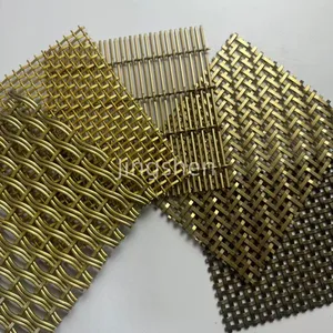 Durable New Stainless Steel Woven Decorative Mesh Patterns, Suitable for Elevator Car Decoration thumbnail-5