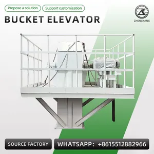 NE Series Bucket Elevator Vertical Conveyor for Grain Cement Sand Coal Powder thumbnail-1