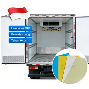 Jakarta Office Building FRP Partition Panel Fire-Retardant Sound Insulation Lightweight Anti-Corrosion Clean Lembaran FRP Panel thumbnail-1