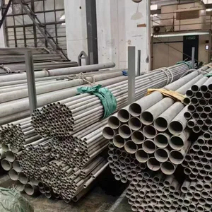 No.4 Finish 304L Stainless Steel Pipe Polished ASTM A554 Tube thumbnail-5